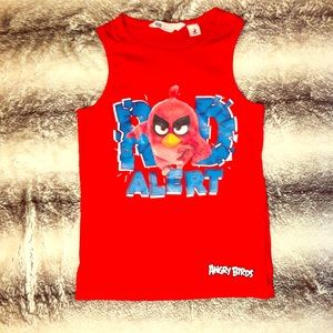 H & M Youth Red Angry Bird T-Shirt